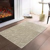 Ultra Soft Shaggy Area Rug 11x15 Ft for Living Room Floral Plush Faux Fur Large Carpet Non-Shedding&Easy Care Boho Flutty Fuzzy Rug Thick Ideal - 2 of 4