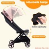 Lightweight Travel Stroller, 5 Point Foldable Compact Stroller w/ Reclining Seat and Canopy, Airplane Friendly - 4 of 4