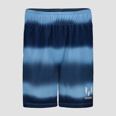 Boys' Messi Logo Ombre Tricot Shorts - Blue