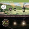 Hanging Solar Coach Lights- 26" Outdoor Lighting with Hanging Hooks for Garden, Path, Landscape, Patio, Driveway, Walkway- Set of 2 by Nature Spring - 3 of 4