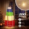Karl Home 6FT Lighted Colorful Gift Box Tower Christmas Decorations - 4 of 4