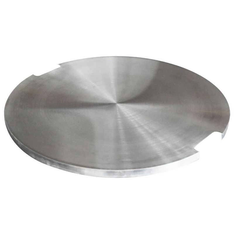 Manchester 21&#34;x21&#34; Rectangle Stainless Steel Lid for Outdoor Fire Pit Table - Elementi, 1 of 5