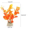 Unique Bargains Aquarium Plastic Plants for Fish Tank Landscape Decoration 3.94" 2 Pcs - 4 of 4