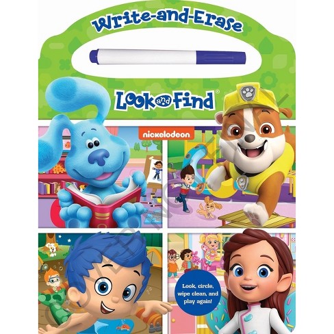 Nickelodeon: Write-and-erase Look And Find - By Pi Kids (board Book ...