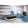Passion Furniture Aaron White King Panel Bed - 2 of 4
