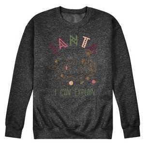 Men's - Winnie the Pooh - Christmas Tigger - Santa, I Can Explain Graphic Fleece Sweatshirt - 1 of 4