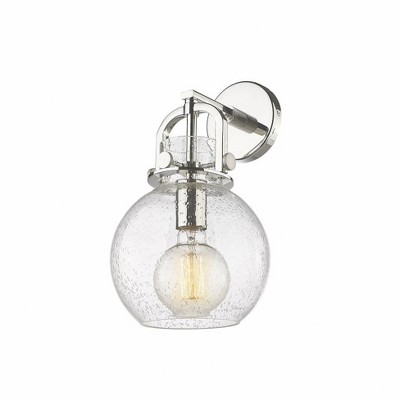 Newton Sphere - 1 Light Wall Sconce-14 Inches Tall and 8 Inches Wide