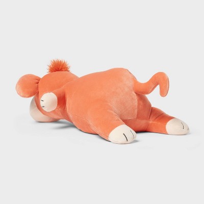Детские мягкие игрушки Pillowfort Monkey Weighted Plush Kids' Throw Pillow Orange — фото 3