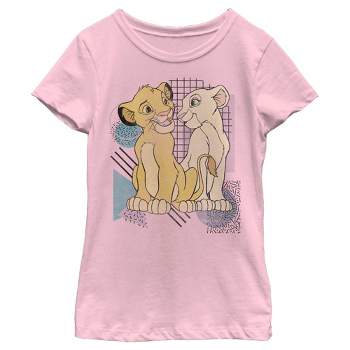 Girl's Lion King Retro Cub Love T-Shirt