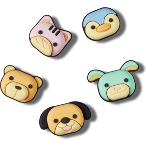 Crocs Jibbitz Pastel Pet Pals Animal Shoe Charms 5pk - 1 of 4