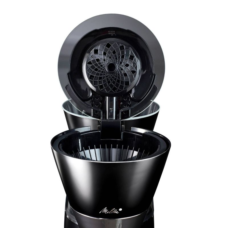 Melitta Vision 12c Drip Coffeemaker with Revolving Dashboard Marble Black, 6 of 12
