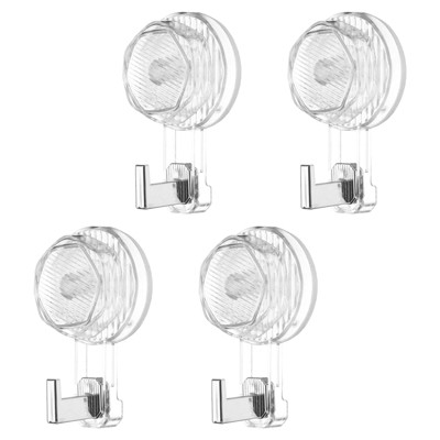 Unique Bargains Waterproof Reusable Strong Load-Bearing Plastic Suction Cup Hook