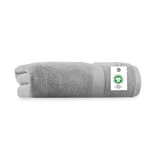 Delara Organic Cotton Luxuriously Plush Bath Sheet, GOTS & Oeko-TEX Certified, Soft, Quick Dry & Ultra-Absorbent 36"x70" - 1 of 4