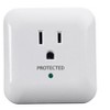 Monoprice Power & Surge - White | 1 Outlet Surge Protector with End of Service Alarm, 900 Joules 15A / 125V / 1875W, 10dB to 60dB - 4 of 4
