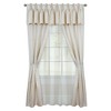 Kate Aurora Complete 6 Piece Attached Custom Jacquard & Sheer Window Curtain Set - 2 of 4