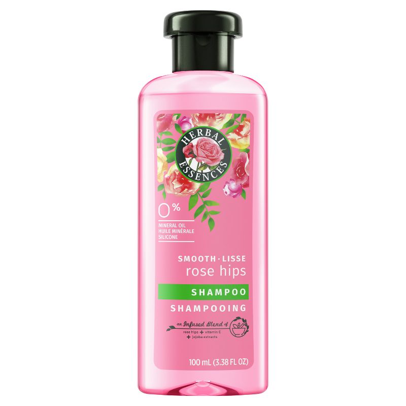 Herbal Essences Travel Size Smooth Shampoo with Rose Hips &#38; Jojoba Extracts - 3.38 fl oz, 1 of 11