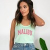 Simply Sage Market Women's Malibu Bold Graphic Racerback Tank - 2 of 3