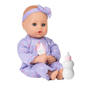Adora Playtime Baby Doll Unicorn Glitter, 13 inch Soft Doll, Open/Close Eyes, Best Baby Girl Gift for Age 1+ - 1 of 4