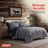 Coleman® 7 Piece Reversible Comforter & Sheet Set, All Season Bedding Set - 4 of 4