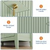 Fluted Dresser for Bedroom, 54 Inch Wide 6-Drawer Wood Dresser, Modern Chest of Drawers - 2 of 4