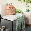 16" Embroidered Mountain Landscape Indoor/Outdoor Round Throw Pillow - Hearth & Hand™ with Magnolia - 2 of 4