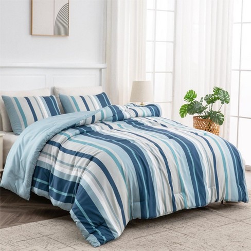 Peace Nest All Season Printed and Solid Colors Microfiber Comforter Set - image 1 of 4