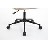 NicBex Office Chair with Adjustable Height Modern Rotatable Velvet Computer Chair Vanity Chair with 5 Wheels for Office, Study, Bedroom - 4 of 4