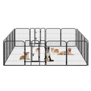 BestMassage Dog Playpen 24/32/40 Inch Heavy Duty Playpen Pen Dog Fence Dog Kennel with Doors Indoor Outdoor Pet Exercise Pen Puppy Playpen - 1 of 4