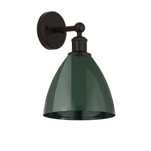 Plymouth Dome - 1 Light Wall Sconce In Industrial Style-10.75 Inches Tall and 7.5 Inches Wide - 1 of 1