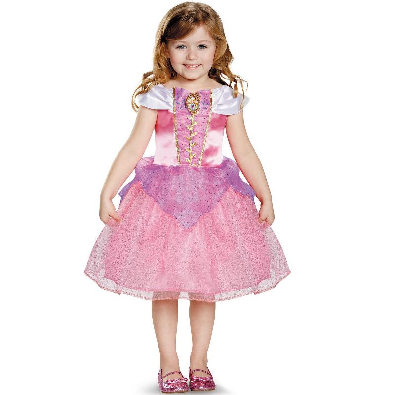 Disney Princess Aurora Classic Toddler Costume, Medium (3T-4T), 1 of 2