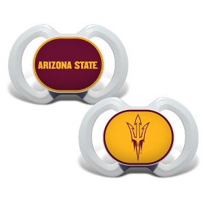 BabyFanatic Officially Licensed Unisex Pacifier 2-Pack - NCAA Arizona State Sun Devils - 1 of 4