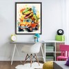 Stupell Industries Riding In Back Dino Car Floating Frame Canvas Art - 3 of 4