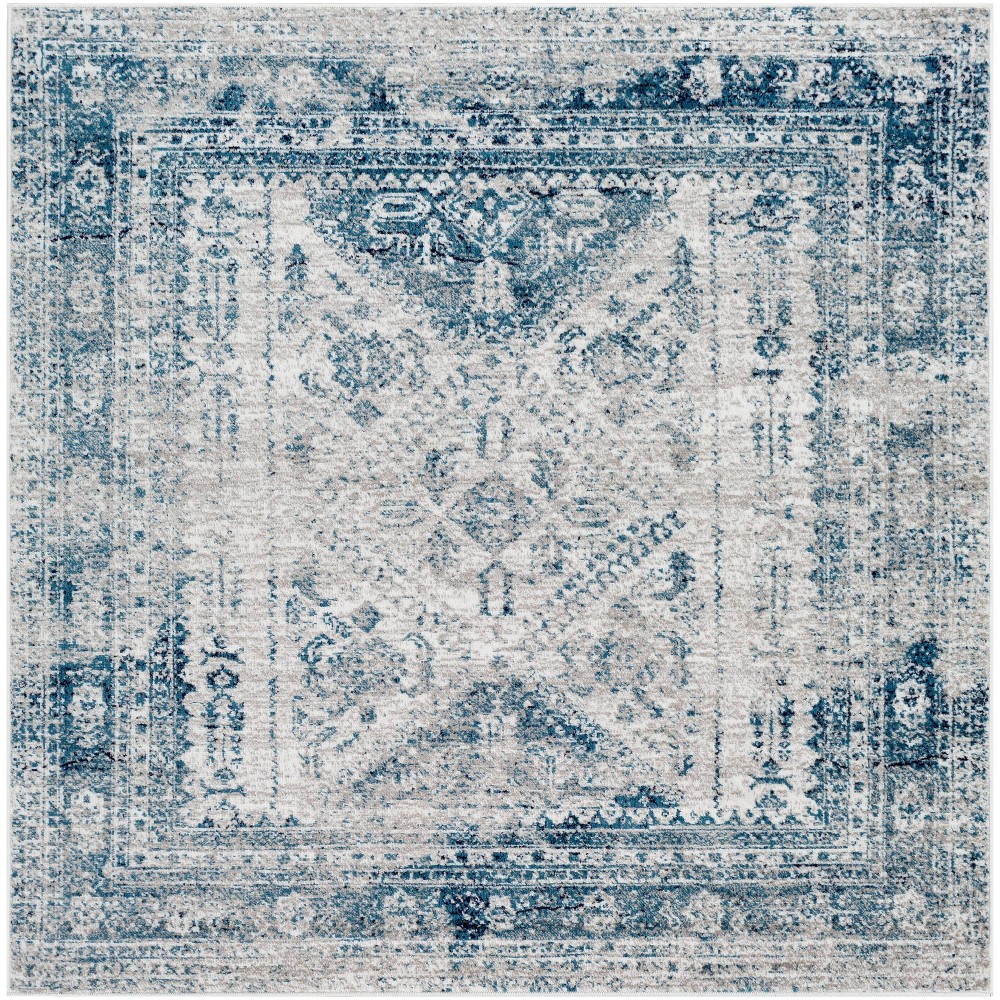 Photos - Area Rug 6'7" Square Melissa Traditional Rugs Blue - Artistic Weavers