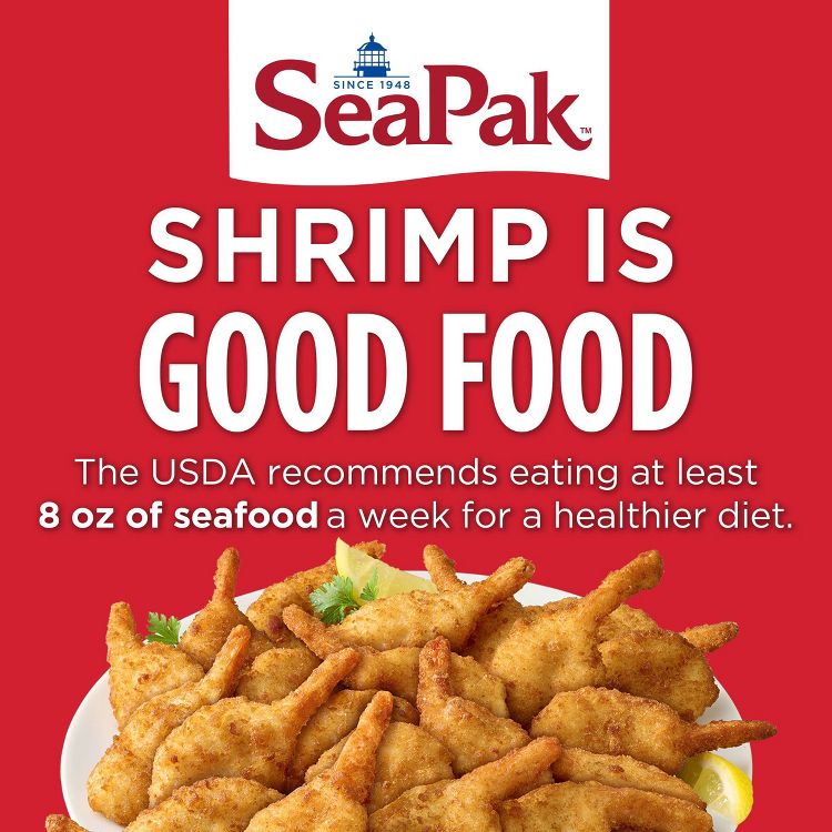 Sea Pak Butterfly Shrimp with Crispy Breading - Frozen - 18oz, 3 of 7