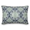 Creative Products Faded Blue Green Medallions 14x20 Indoor / Outdoor Pillow - 2 of 4