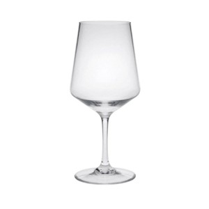 ChicFurnit Drinkware Tritan Plastic Wine Glass Set Unbreakable Lexington Design for Stylish Entertaining, Clear, 2.75"*2.75"*8.38" - 1 of 4