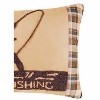 C&F Home 14" x 20" Gone Fishing Rustic Lodge Hooked Pillow - 3 of 4