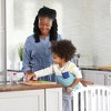 Guidecraft Contemporary Kitchen Helper Step Stool: Adjustable, Folding Montessori Toddler Tower - Safety Learning Furniture - 2 of 4