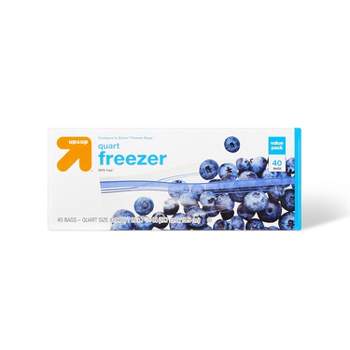 Quart Freezer Storage Bags - 40ct - up & up™