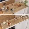 Famapy White Base Oak Table Kitchen Island With 2 Doors and 1 Drawer - 4 of 4