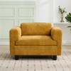 KTMBDW Mid Century Modern Accent Chair, Fabric Chairs for Living Room Upholstered Armchair with Arms for Bedroom, Apartment, Studio, Office - 2 of 4