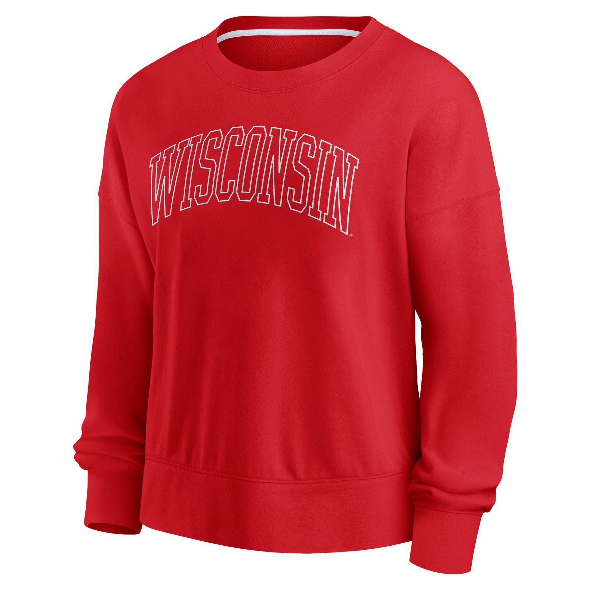 NCAA Wisconsin Badgers Women's Crew Shirt