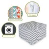 Majestic Home Goods,Ottoman Pouf Chevron - 2 of 4