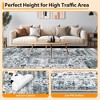 Area Rug, Rugs for Living Room, Non Slip Stain Resistant Kitchen Rug, Vintage Distressed Accent Rug - 4 of 4