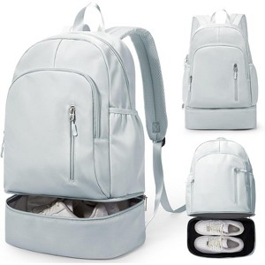 Lightweight Waterproof Gym Backpack, Sports Bag with Shoe and Wet Pockets, Durable for Workout & Travel - 1 of 4