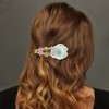 Unique Bargains Pastoral Style Mesh Flowers Hair Clip 2 Pcs - 2 of 4