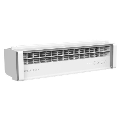 Sharper Image Portal Window Fan White: Quiet Operation, 3 Speeds, Air Circulation, ETL Listed, 300-500 sq. ft. Coverage