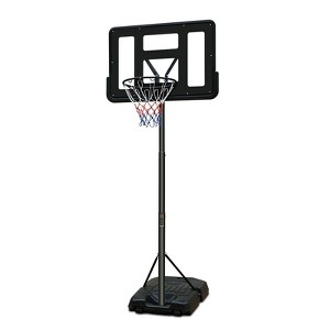 Sevobal Basketball Hoops Portable Basketball Goal System Adjustable Height with Stable Base for Outdoor Gym Backyard Patio, Black, 44"*44"*120" - 1 of 4