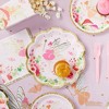 Sparkle and Bash 48 Pack Fairy Tea Party Paper Plates for Girls Floral Birthday Supplies (9 In) - 2 of 4