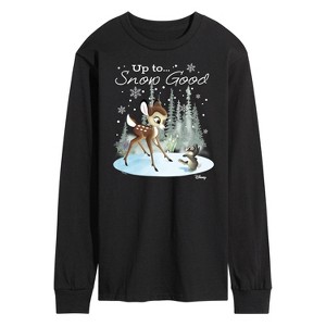 Men's - Disney - Christmas - Up To Snow Good Long Sleeve Graphic T-Shirt - 1 of 4
